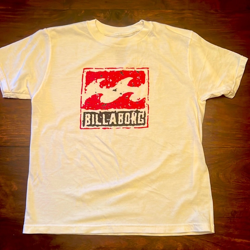 Billabong Boys Tee size small white